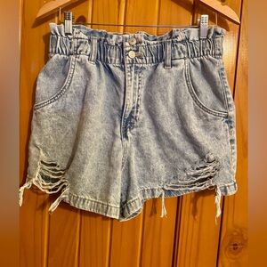Denim Blue Women's Shorts high rise mom shorts sz 11/30W